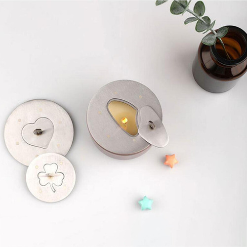 2 Tapas De Lujo Para Velas En Tarro L