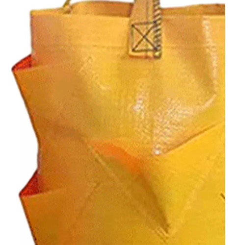 Q Saco De Cultivo De Morango, Dobrável De 3 Galões, Amarelo