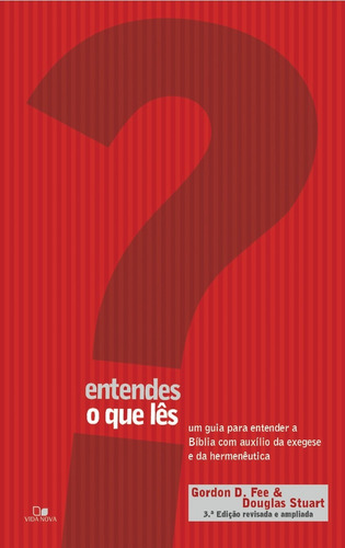 Entendes O Que Lês? - 3ª Edição Revisada E Ampliada Gordon