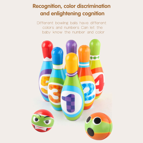 Mini Juego De Bolos, Juguetes De Jardín For Interiores Y Ex