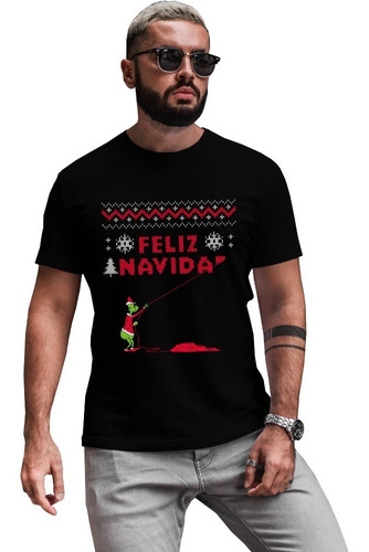 Playera Grinch Feliz Navidad Diseño 374 Playeras Beloma 