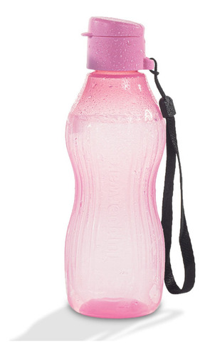 Botella Eco Twist Xtremaqua Tupperware® Apto Freezer 470 Ml Rosa