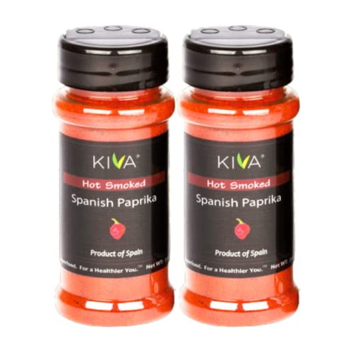 (paquete De 2) - Ahumado Caliente - Pimentón Español Kiva Go