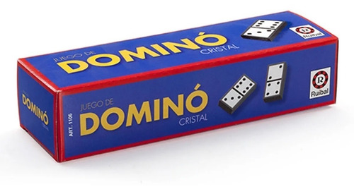 Domino Cristal Juego De Mesa Clasico Ruibal 