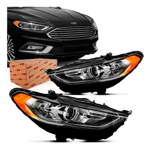 Farol Fusion Sel Flex 2017 2018 19 Manual Sem Entrada Xenon