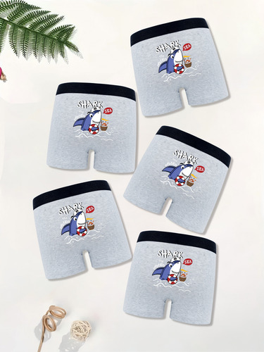 Bóxer Transpirable De Verano Para Niños Con Estampado De Tib