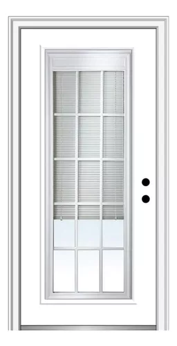 Puerta multipanel mixta .90x2.06 mt exterior