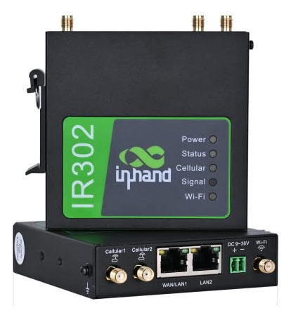 Enrutador Inhand Ir302 4g Lte: Iot, Doble Sim, Wi-fi, Vpn