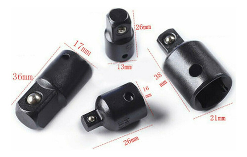 Xd Kit Jogo Adaptadores Para Soquetes 4 Peças Eda