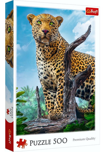 Puzzle Rompecabezas 500 Piezas Trefl Leopardo