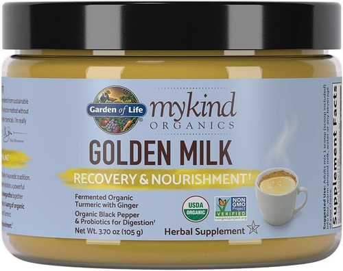 Garden Of Life Mykind Organics Golden Milk Leche Dorada 
