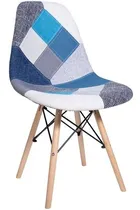 Comprar Comedor Vintage Patchwork Vidrio 80cm 4 Personas Color Celeste