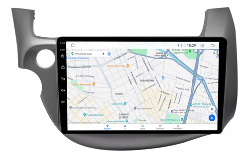 Central Multimidia Fit 09/14 9p Android 13 Carplay 2gb 64gb