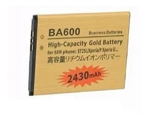 Bateria B600 Jm Compatible Xperia U St25i Lt16i