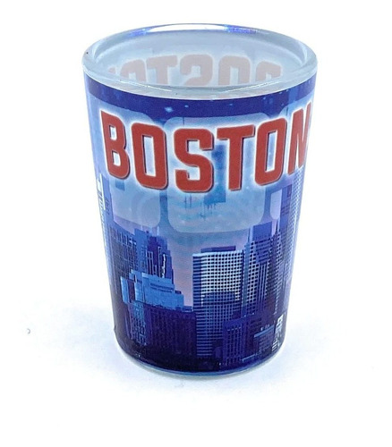 Aeisage Boston Shot Glass Massachusetts Ma Gifts Copa Vino