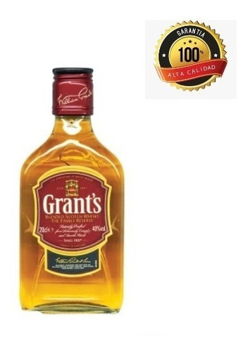 Whisky Grant's Licor X 200ml - mL a $128
