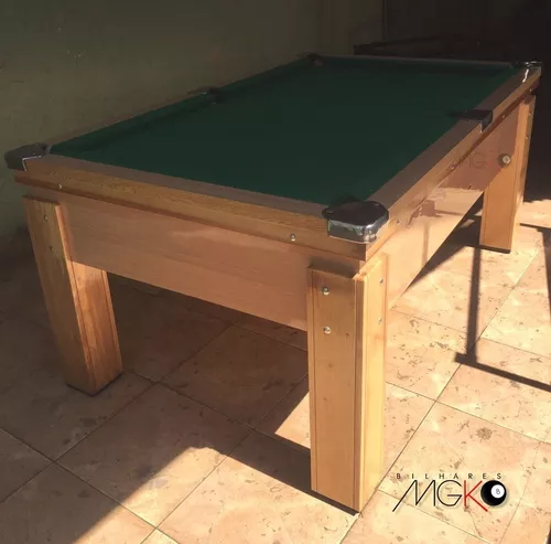 Mesa Bilhar Sinuca Gaveta Caçapa 1,88x1,17m Madeira Maciça