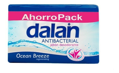 Jabon Antibacterial Dalan Ahorro Ocean Breeze X3 Pack De 3