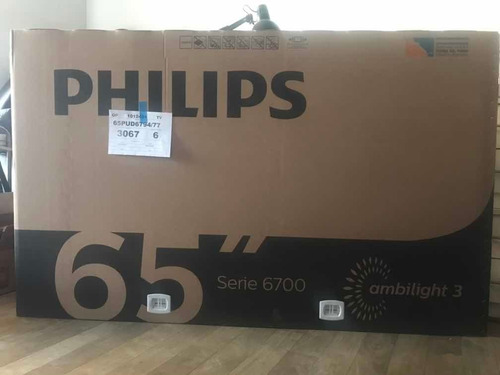 Smart Tv Philips 65 Led 4k Uhd Ambilight 65pud6794/77