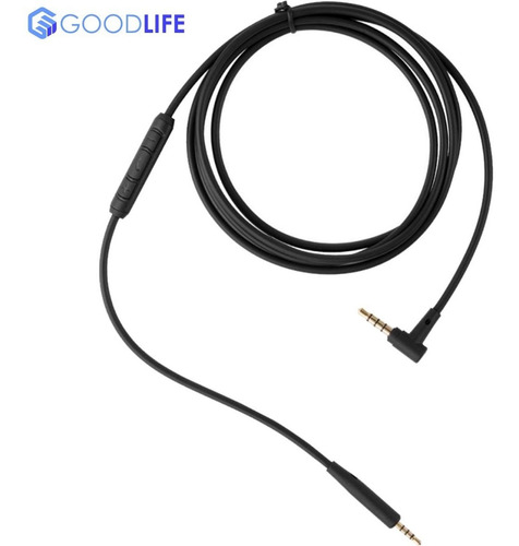 Imagen 4 de 7 de Cable Audio Auricular Bose Qc25 Qc35 Oe2 I Con Mic Microfono