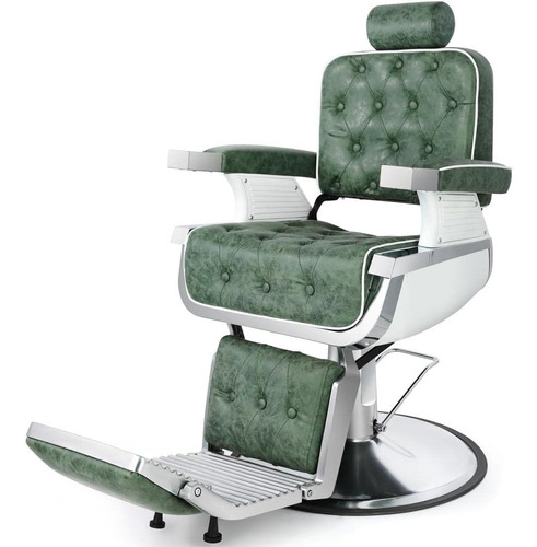 Silla Para Estetica Reclinable Hidraulica Verde Artist Hand