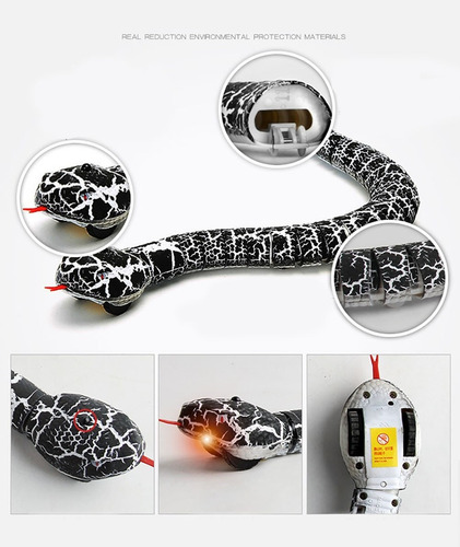Robot Serpiente Recargable Control Remoto Culebra Bromas