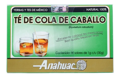Imagen 3 de 3 de Te Cola De Caballo (30 Sobres) Anahuac