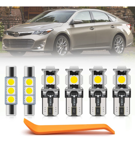 Kit Luz Led Blanca Para Interior Toyota Avalon Mapa Cupula