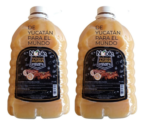  2 Galones De Jugo Concentrado De Naranja Agria  3.78l