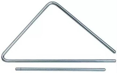 Triângulo 30 Cm Aço Cromado - Tl601 - Torelli