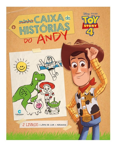 Culturama Caixa De Historias Do Andy Toy Story Disney Pixar