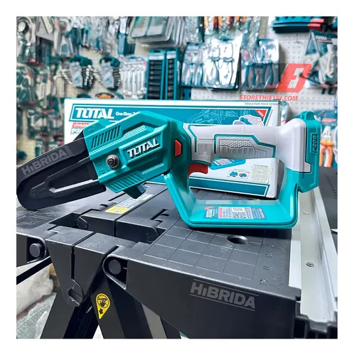 Mini Motosierra De Mano Inalámbrica Total 20v, 5 Pulgadas, 130mm - Jardín, Poda - No Incluye Batería Ni Cargador - TGSLI2058