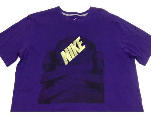Remera Manga Corta Nike Sillon Tubular Violeta Hombre Xl
