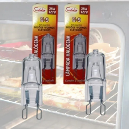 Lâmpada Forno/fogão 127v 25w Brastemp Bfs5pcruna Luz Amarela 220v
