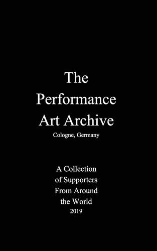 The Performance Art Archive Nuevo