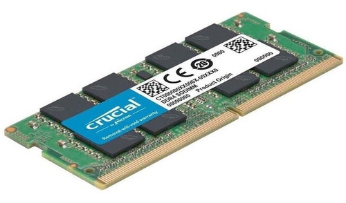Memoria RAM para portatil color verde 8GB 1 Crucial CB8GS2666