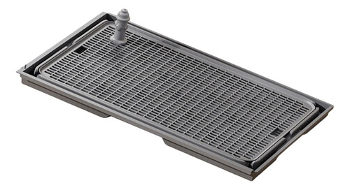 Orinal Para Perros, Rejillas De Malla Para Gris Oscuro