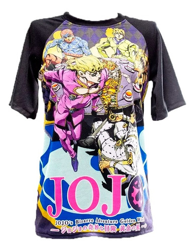 Jojo's Bizarre Adventure Camiseta Giorno Bruno Leone Guido