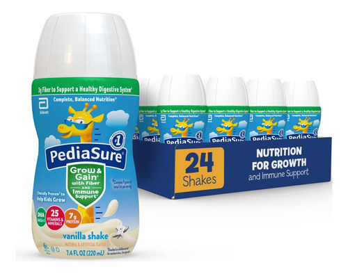 Pediasure Grow & Gain Con Fibra, 0.11 Onzas De Fibra Para Ap