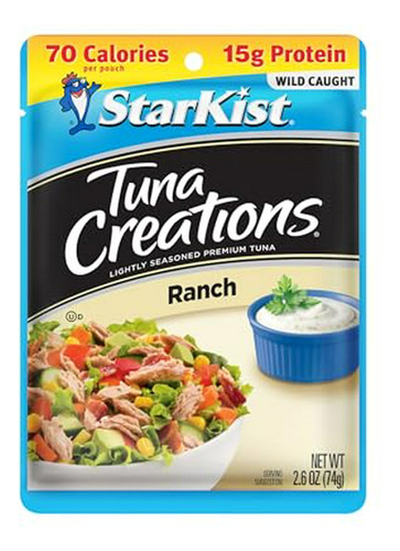 Tuna Creations Ranch, Bolsa De 2.6 Oz (paquete De 12) (el Em