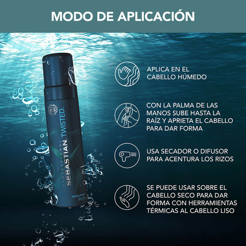 Mousse Para Cabello Rizado Sebastian Professional 200 Ml