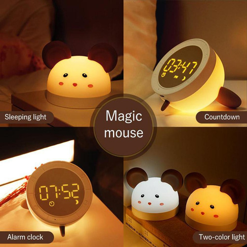 Reloj Despertador Digital De Escritorio Moderno Para Niños