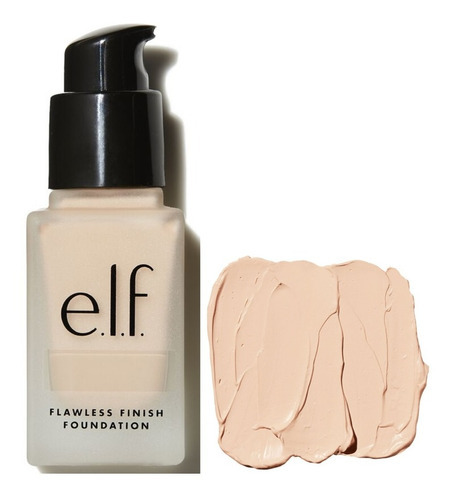 Base de maquillaje líquida E.L.F. Flawless Maquillaje Flawless Satin Foundation tono snow - 20mL 0.68oz