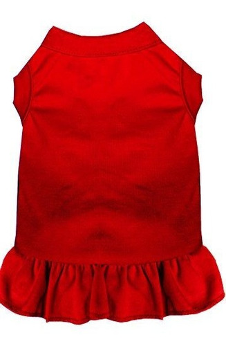 Vestido Para Mascota Rojo Estilo Clásico.