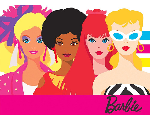 Rompecabezas Ravensburger Barbie 60 Aniversario 500 Pzas