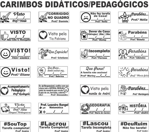 Imagem 5 de 5 de Carimbo Automático - Personalize O Seu -produção Imediata!