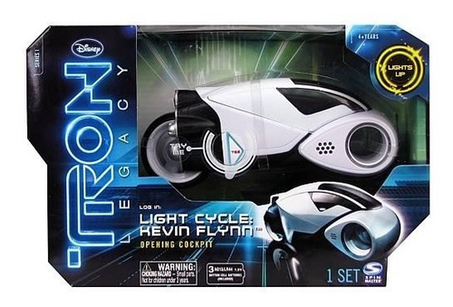 Tron Legacy Light Cycle Kevin Flynn Deluxe Con Luz