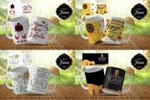Comprar 10 Artes Canecas Frases Arquivos Sublimação Png Cdr