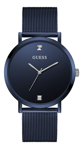 Reloj Para Hombre Guess Supernova Color Azul Gw0248g4