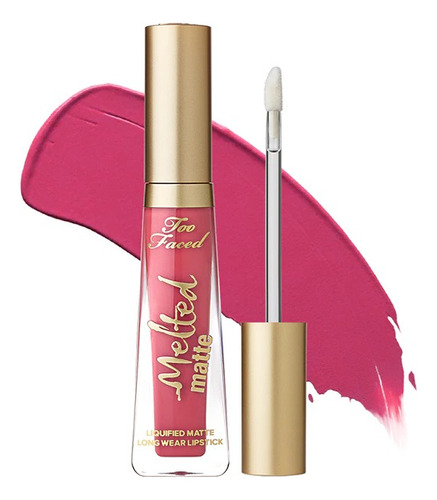 Labial Líquido Melted Matte Too Faced Color Stay The Night 